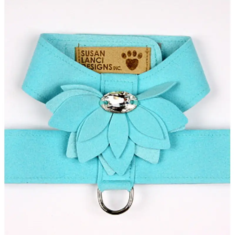 Tiffi Blue Water Lily Tinkie Dog Harness