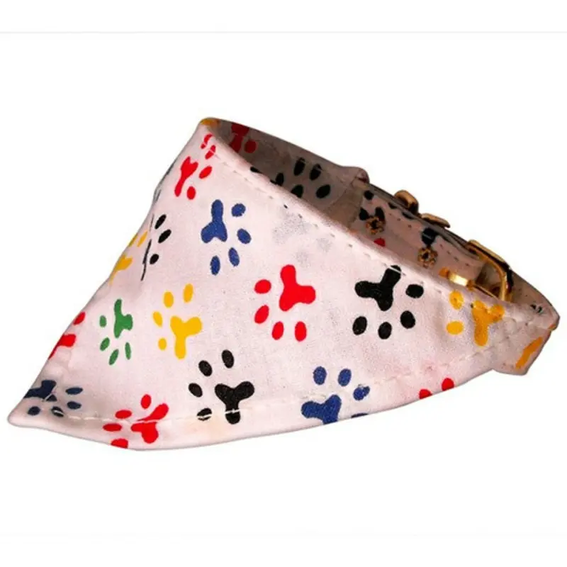 Dog Collar Bandana - Paw Prints 12, Last One