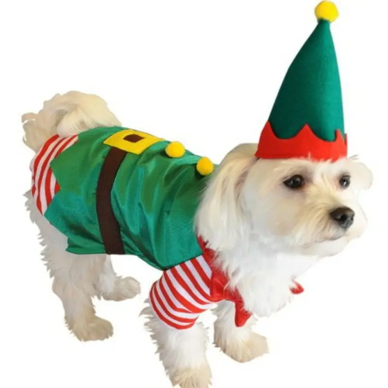 Elf Dog Costume - XS XS