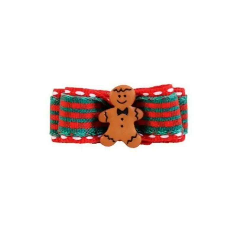 Gingerbread Man Barrette by Ruff Ruff Couture One Size