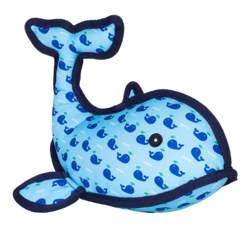 Squirt Whale Dog Toy - 2 Sizes Small