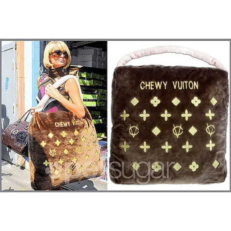Brown Chewy Vuiton Dog Bed Free Shipping