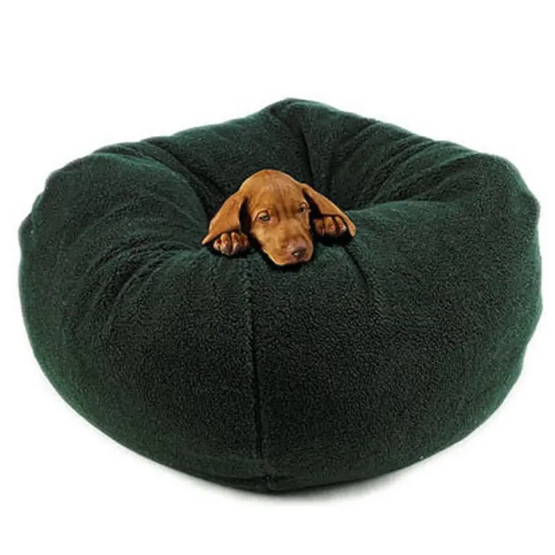 Forest Green Bowser Ball Dog Bed