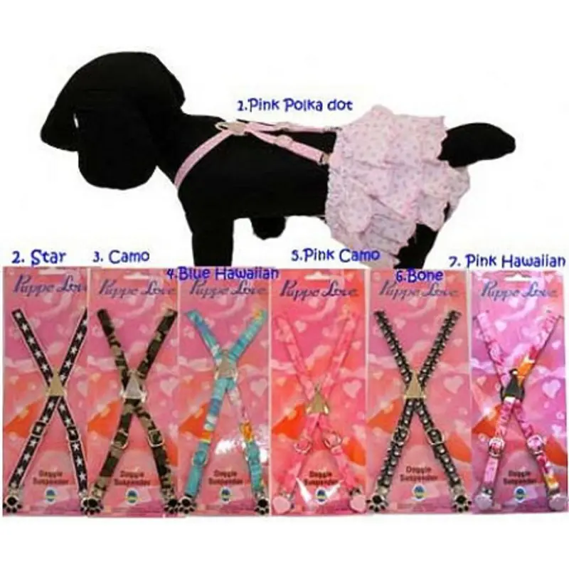 Puppy Dog Suspenders - 5 Patterns Star