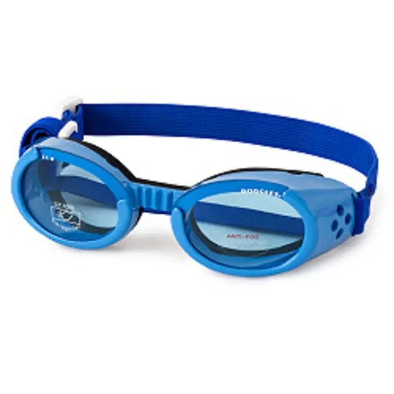 Blue ILS Doggles with Blue Lens Dog Sunglasses XS