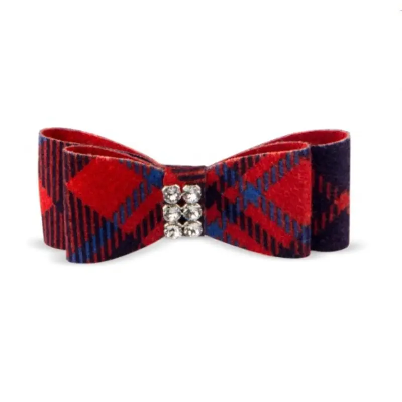 Giltmore Dog Hair Bow Barrettes  - Scotty TW   1 X 3/8