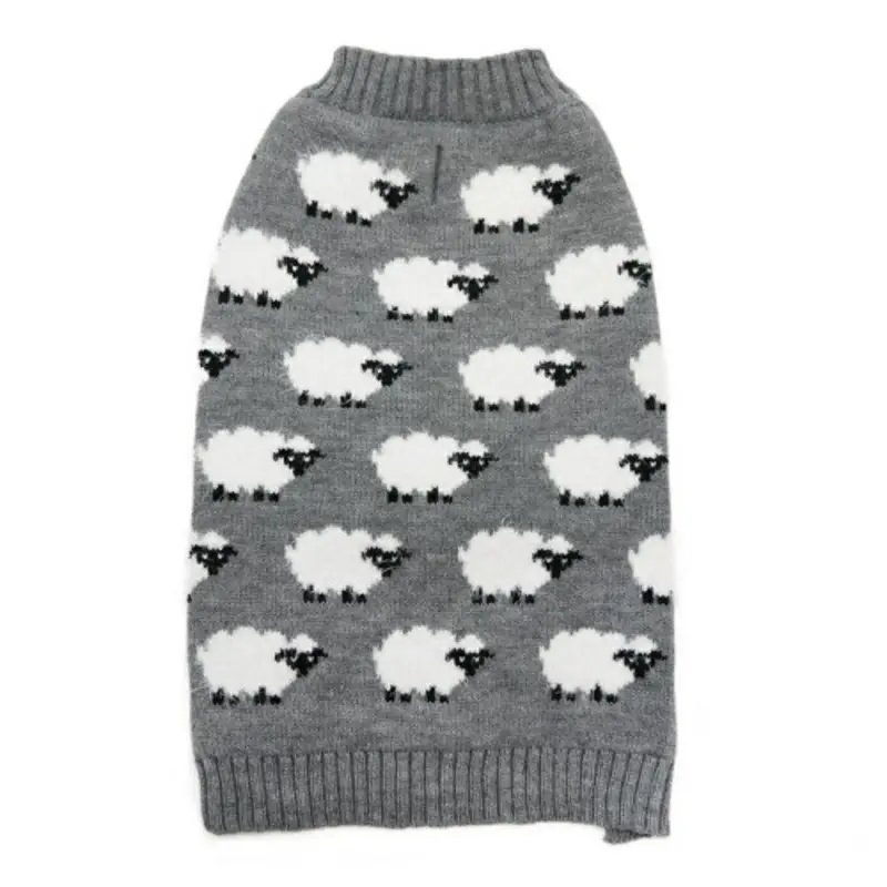 Sheep Gray Dog Sweater