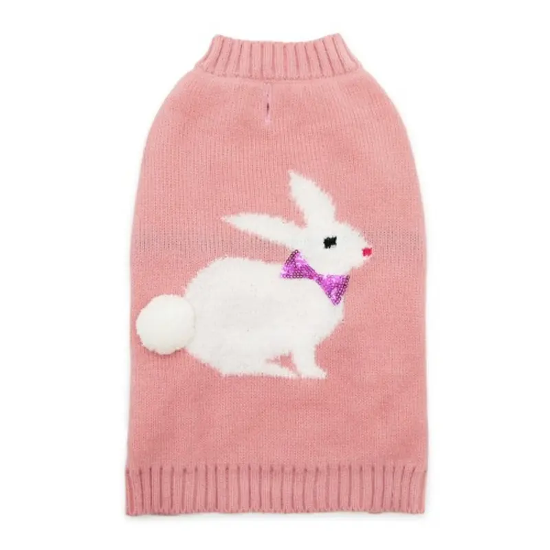 Bunny Dog Sweater - Pink