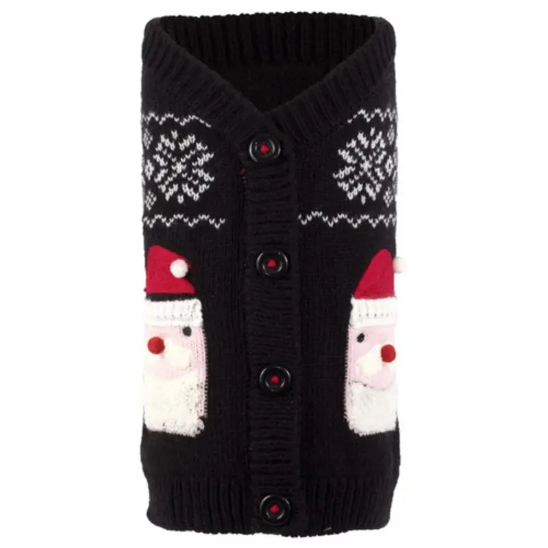 Santa Dog Cardigan Sweater