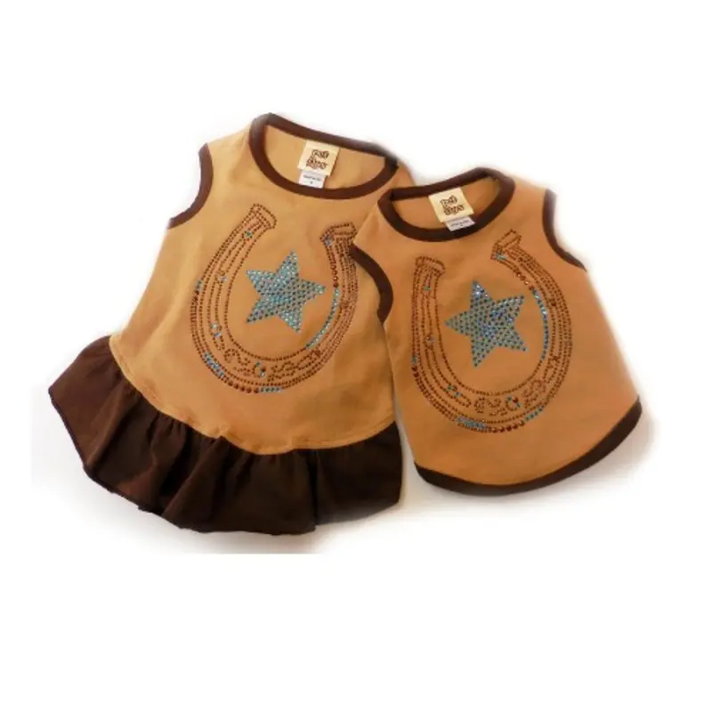 Western Lucky Star Dog Tank or Dress Tank, XS