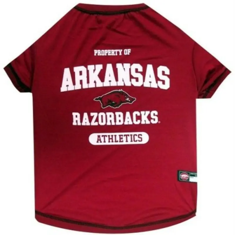 Arkansas Razorbacks Pet Dog Tee Shirt