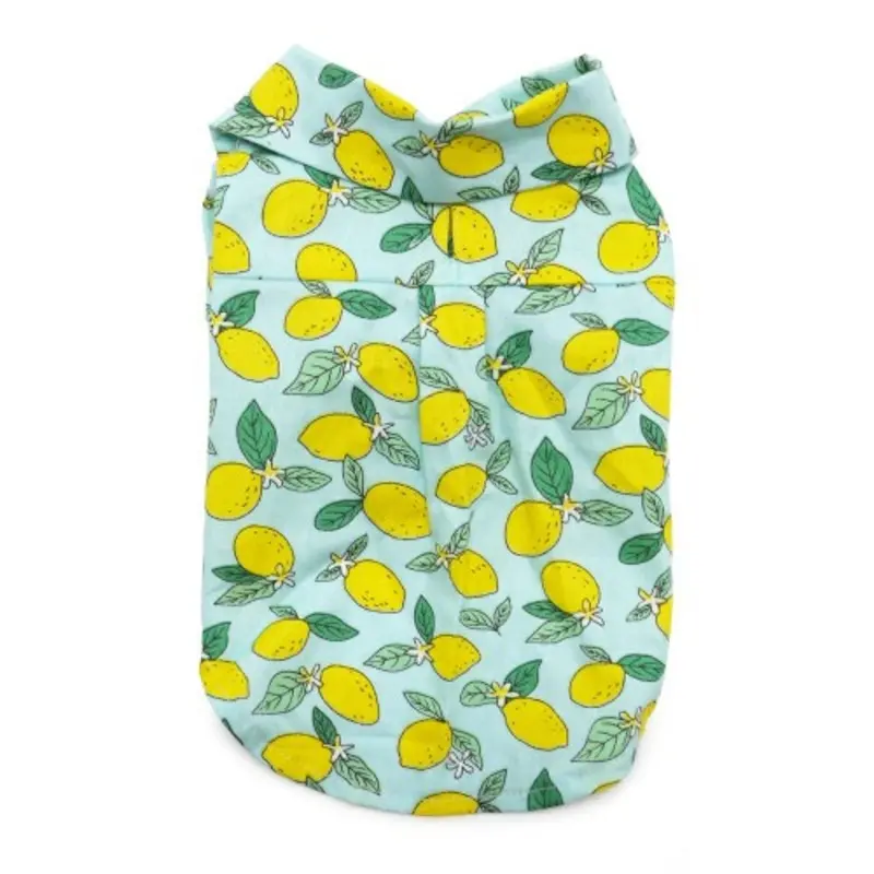 Blue Lemon Dog Camp Shirt