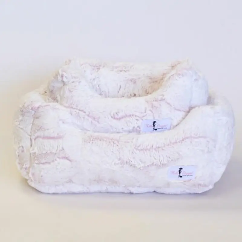 Designer Whisper Dog Bed - Baby Pink Small