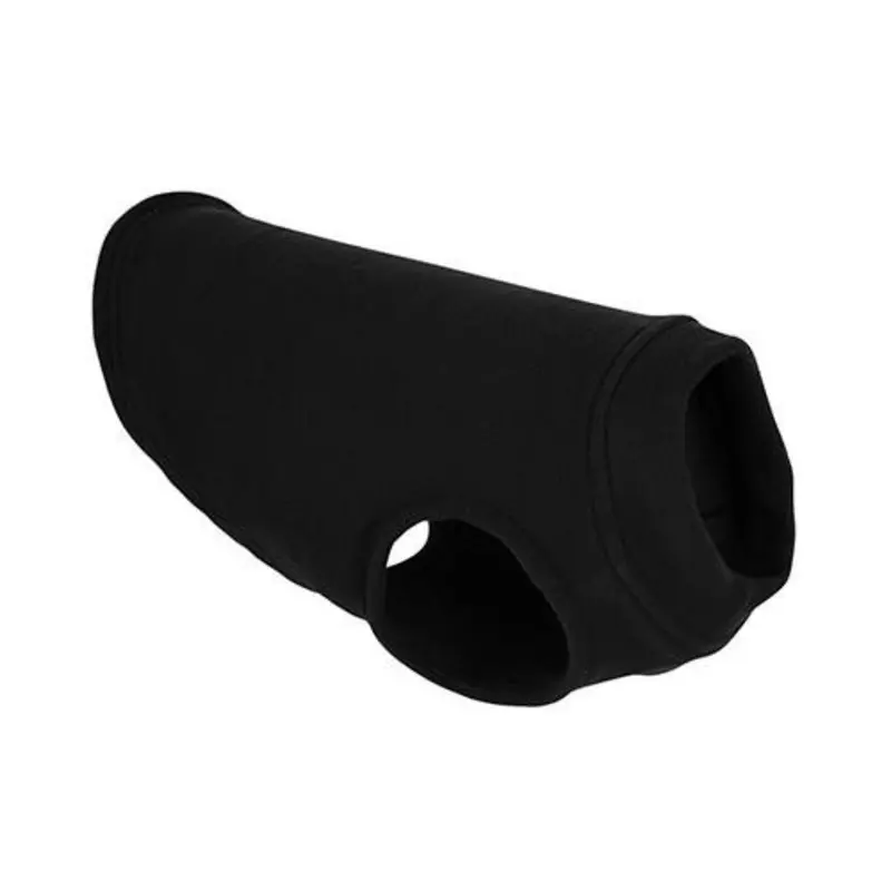 Warm Stretch Fleece Dog Vest Wrap - Black