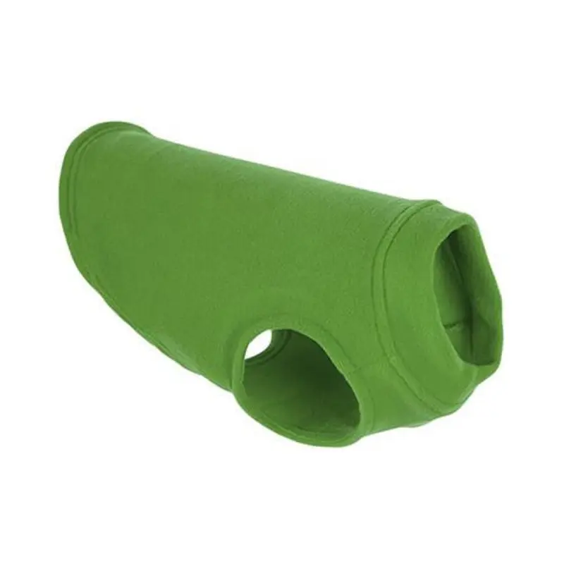 Warm Stretch Fleece Dog Vest Wrap - Grass Green