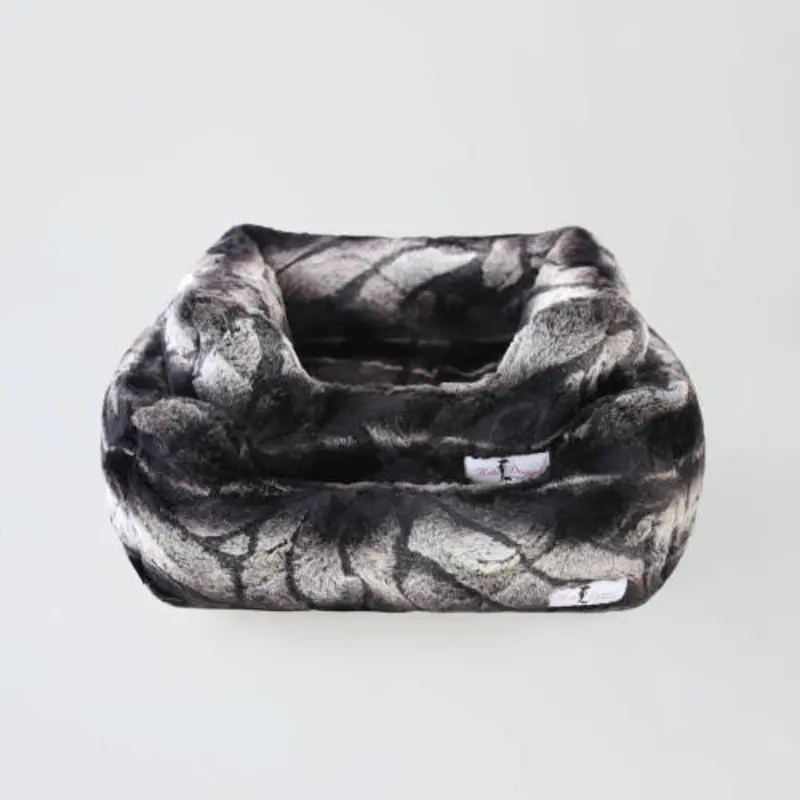 Designer Deluxe Dog Bed - Chinchilla Small