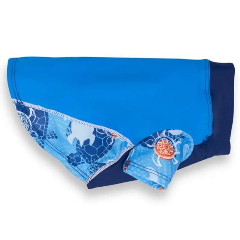 Flaming Blue Tuga Sun Protective Lightweight Dog Shirt