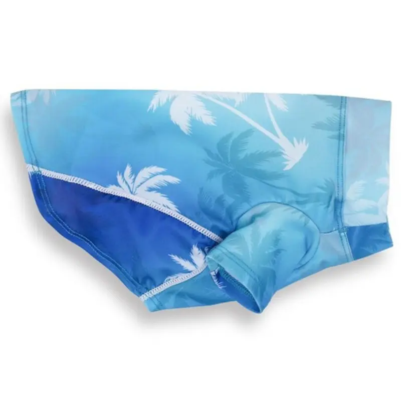 Palm Tree Blue Sun Protective Lightweight Dog Shirt