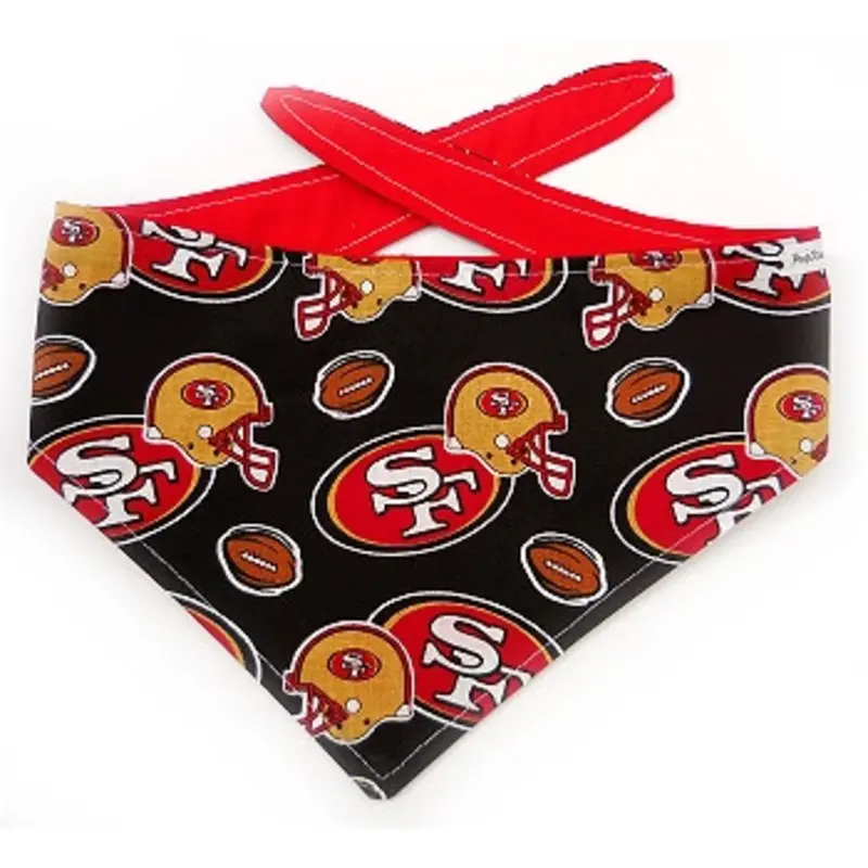 San Francisco 49ers NFL Dog Bandanas XS