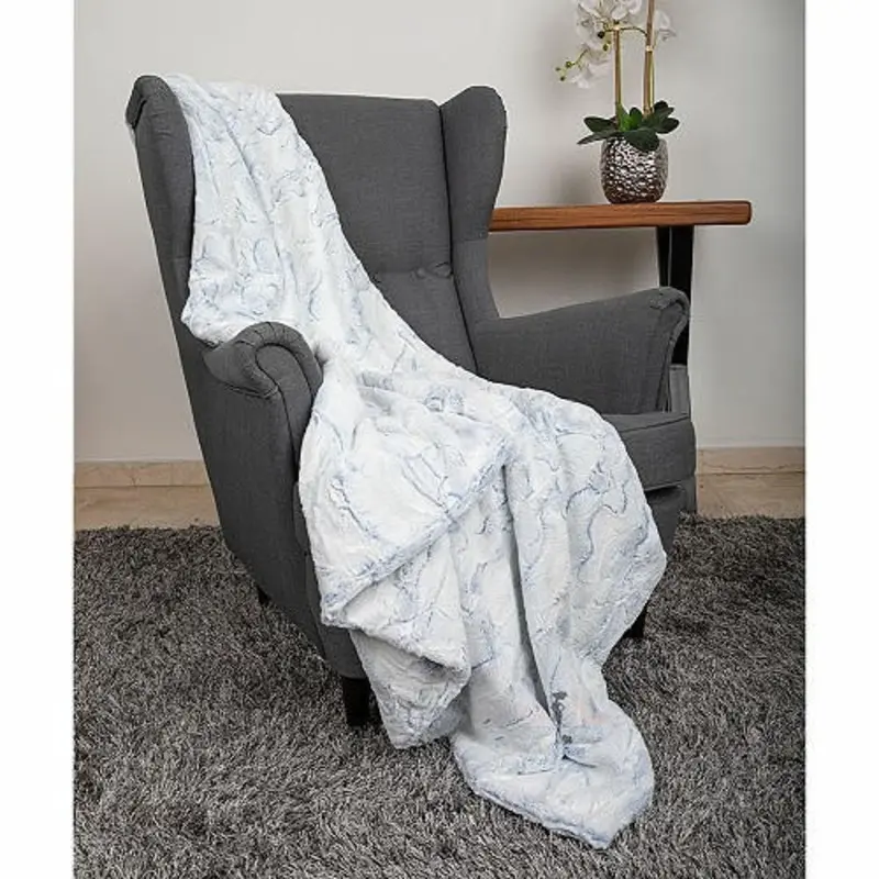 Designer Whisper Pet Dog Throw Blanket - Baby Blue