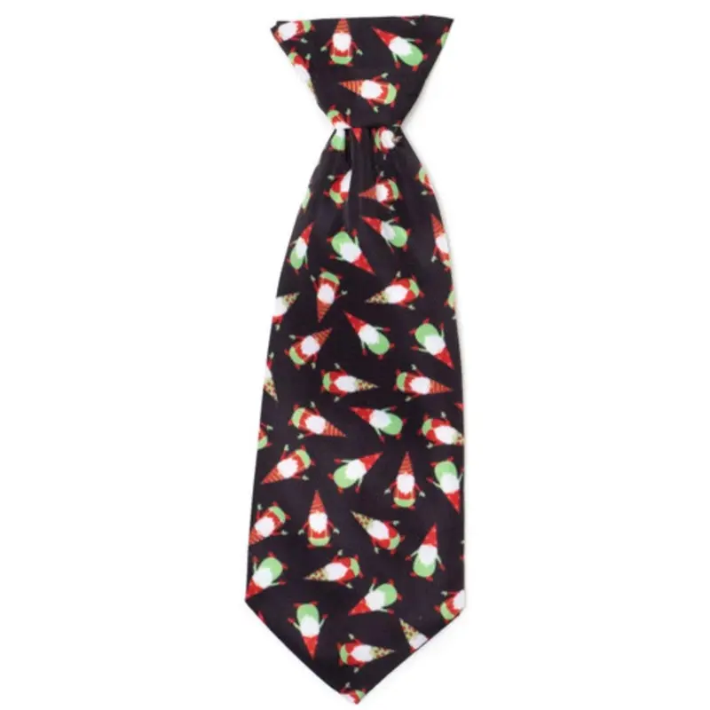 Gnomes Pet Dog Neck Tie Small