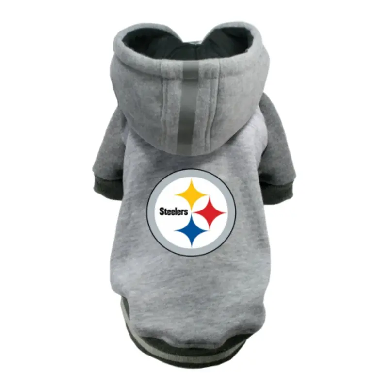 NFL Pittsburgh Steelers Licensed Dog Hoodie - Small - 3X Large