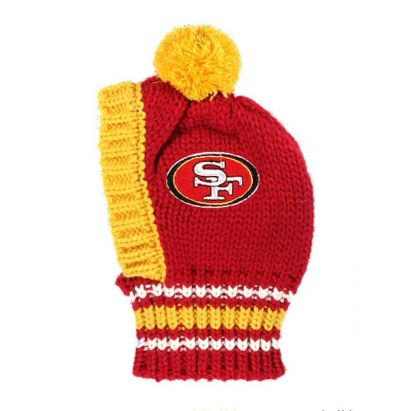 NFL San Francisco 49ers Knit Dog Ski Hat Small