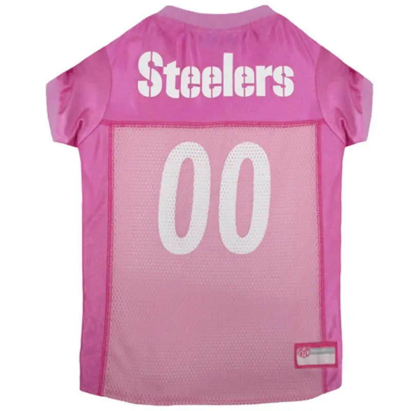 Pittsburgh Steelers Pink Pet Dog Jersey