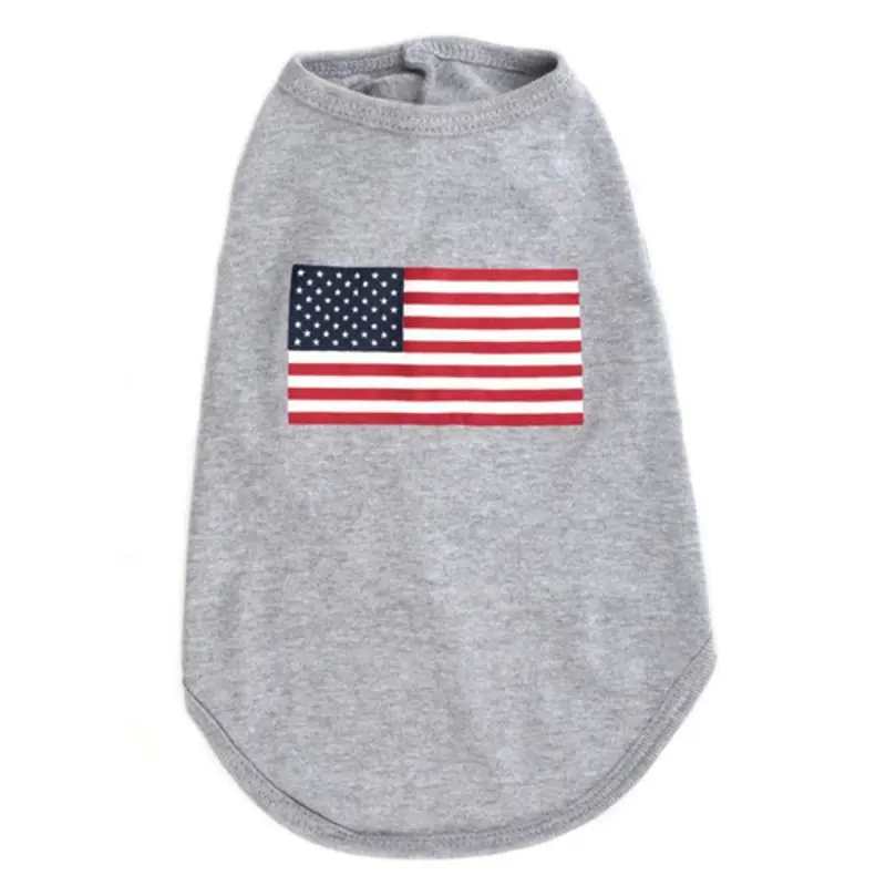 American Flag Pet Dog T-Shirt - Small - Big Dog