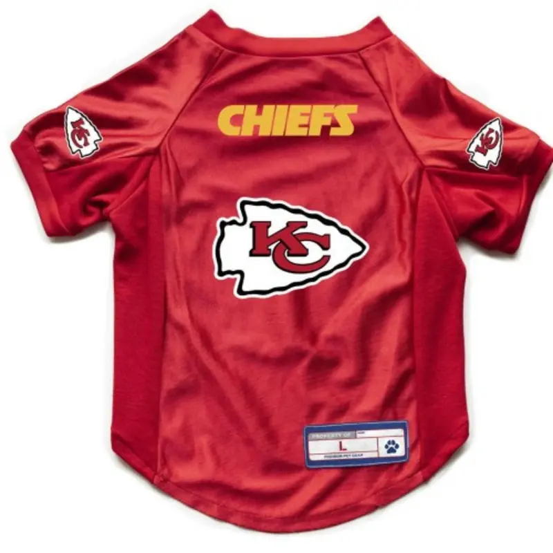 Kansas City Chiefs Pet Dog Stretch Jersey