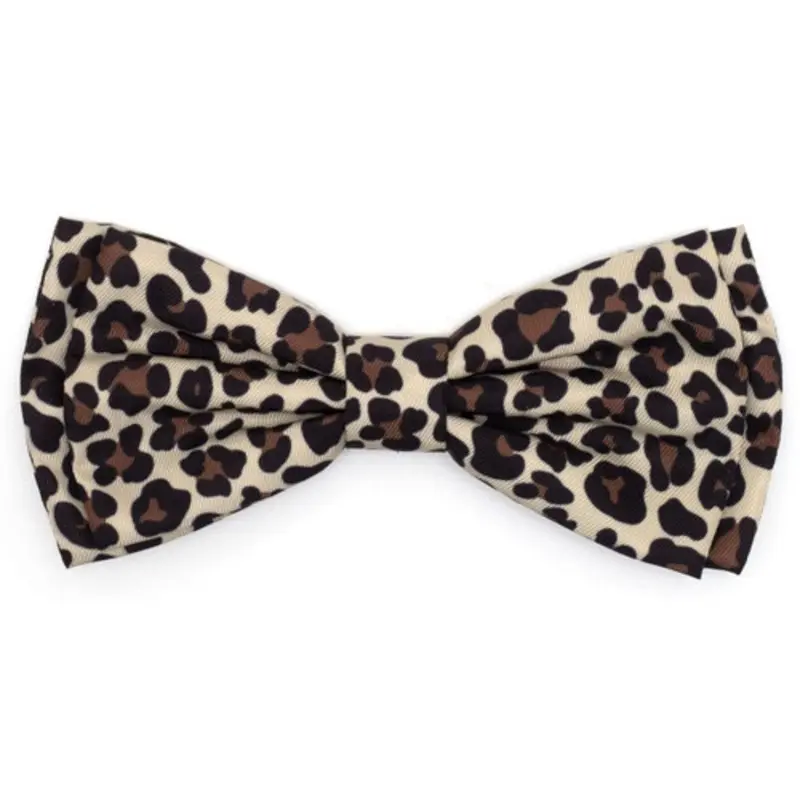 Leopard Pet Dog Bow Tie Small