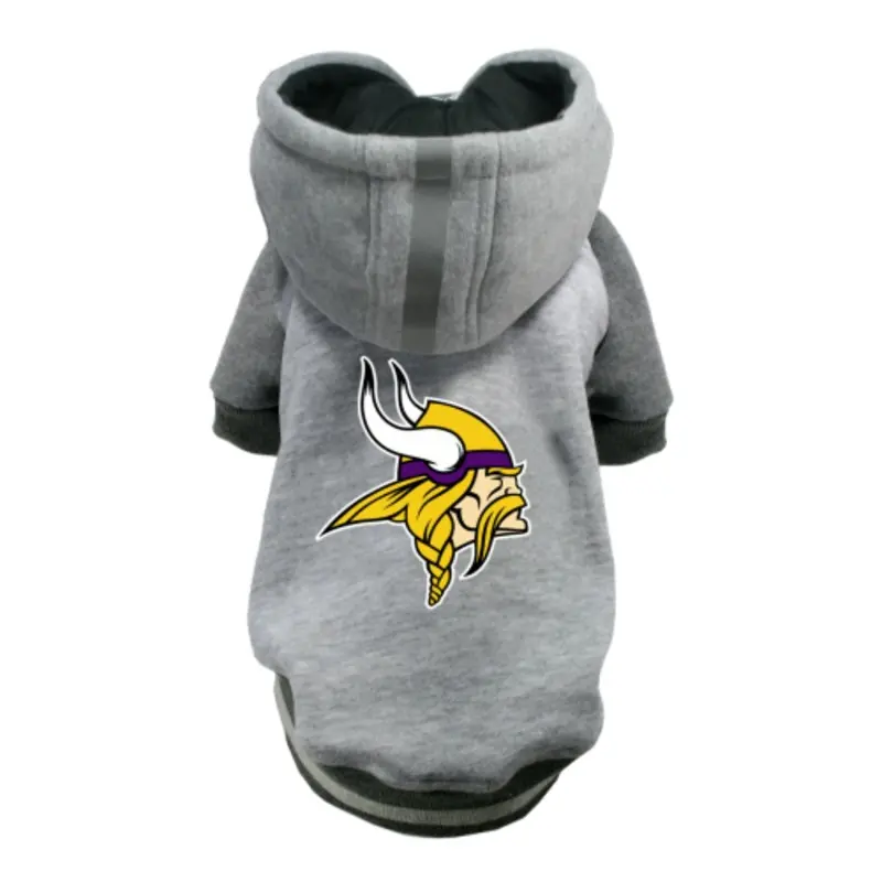 NFL Minnesota Vikings Licensed Dog Hoodie - Small - 3X Small
