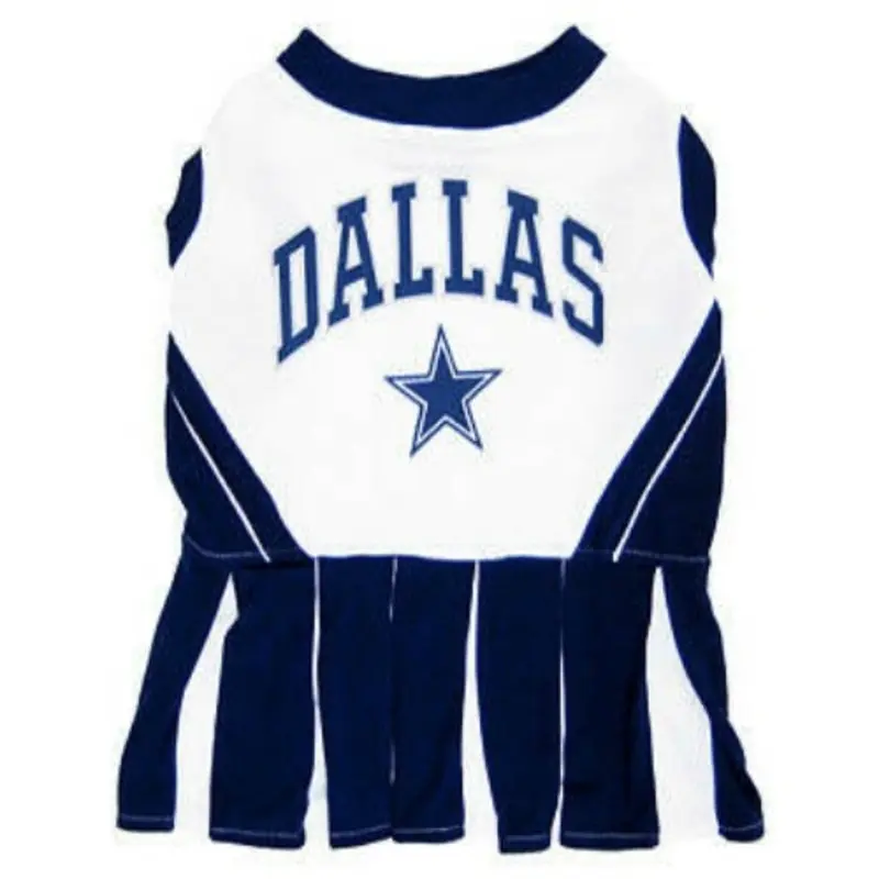 Dallas Cowboys Cheerleader Pet Dog Dress XS