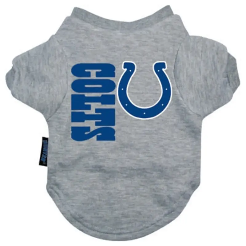 Indianapolis Colts Dog Tee Shirt, Sizes M, L & XL Medium