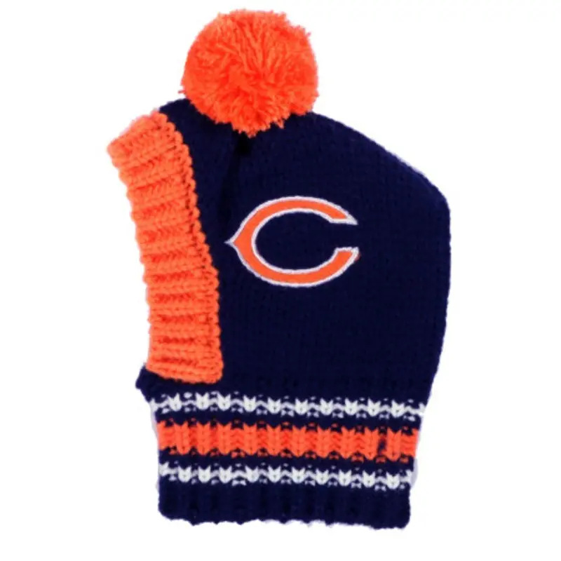 NFL Chicago Bears Knit Dog Ski Hat Small