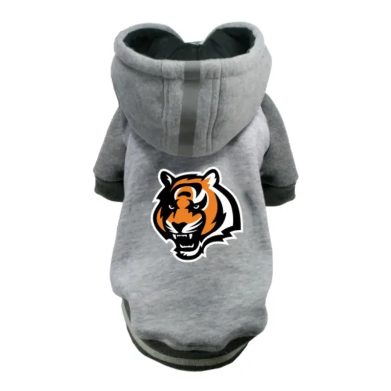 NFL Cincinnati Bengals Licensed Dog Hoodie - Small - 3X Small