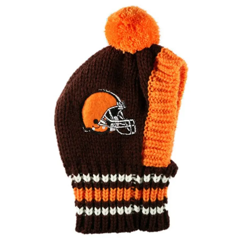 NFL Cleveland Browns Knit Dog Ski Hat Small