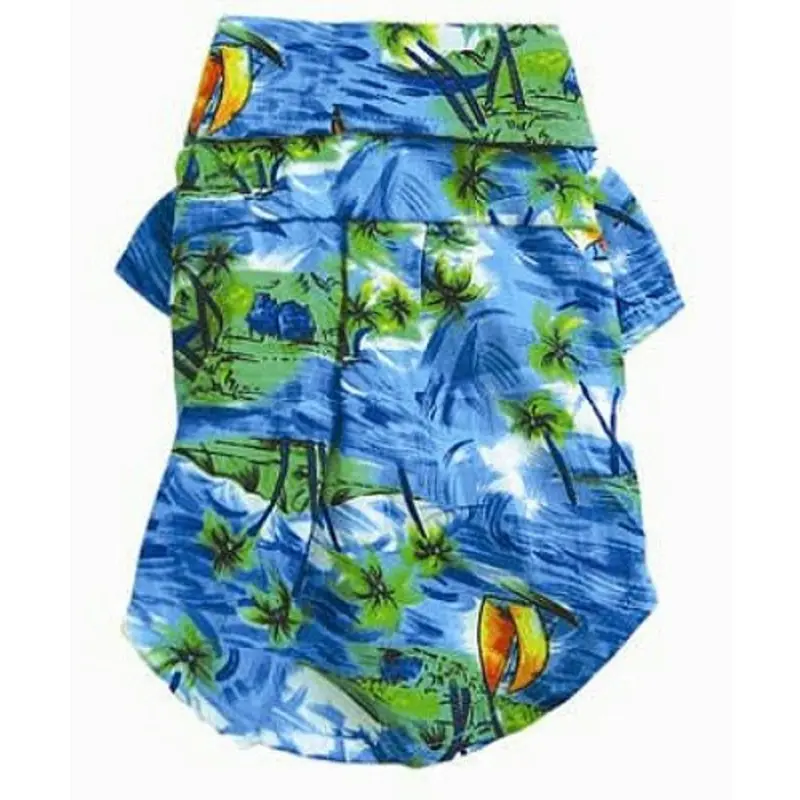 Aloha Tropical Dog Camp Shirt XXS
