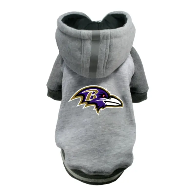 NFL Baltimore Ravens Licensed Dog Hoodie - Small - 3X Small