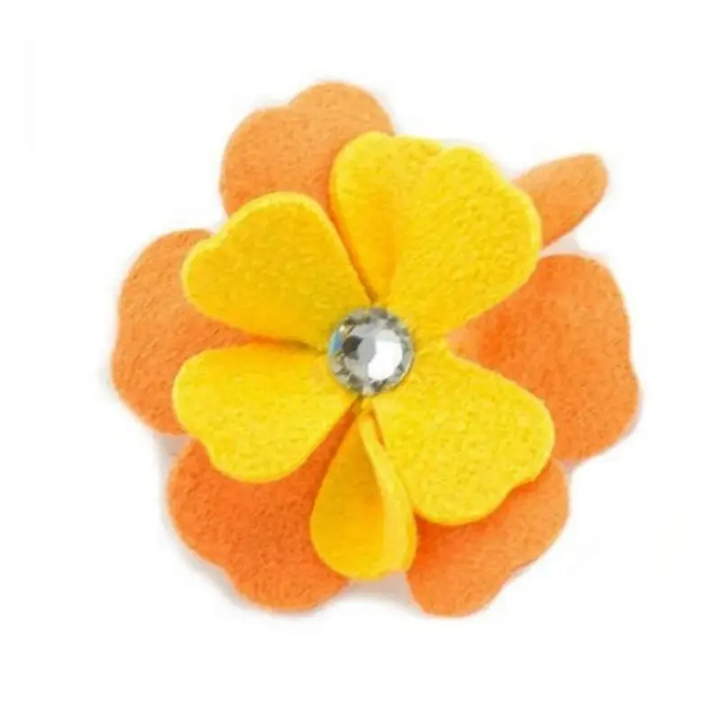 Darla Flower Dog Hair Barrette One Size