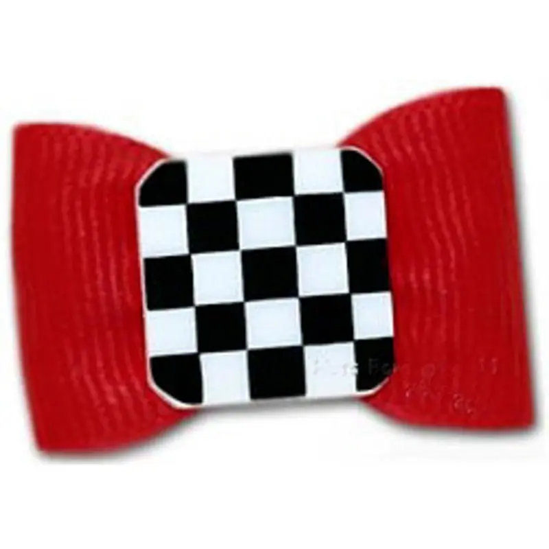 Dog Bow Barrette - Grand Prix Latex Bands