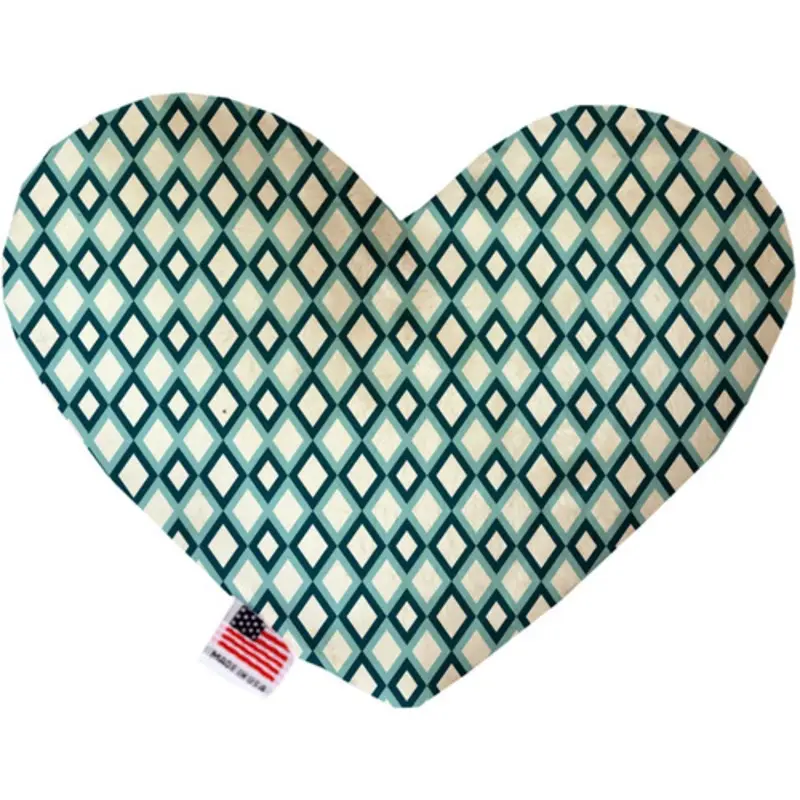 Blue Diamonds Bone or Heart Dog Toy, More Sizes