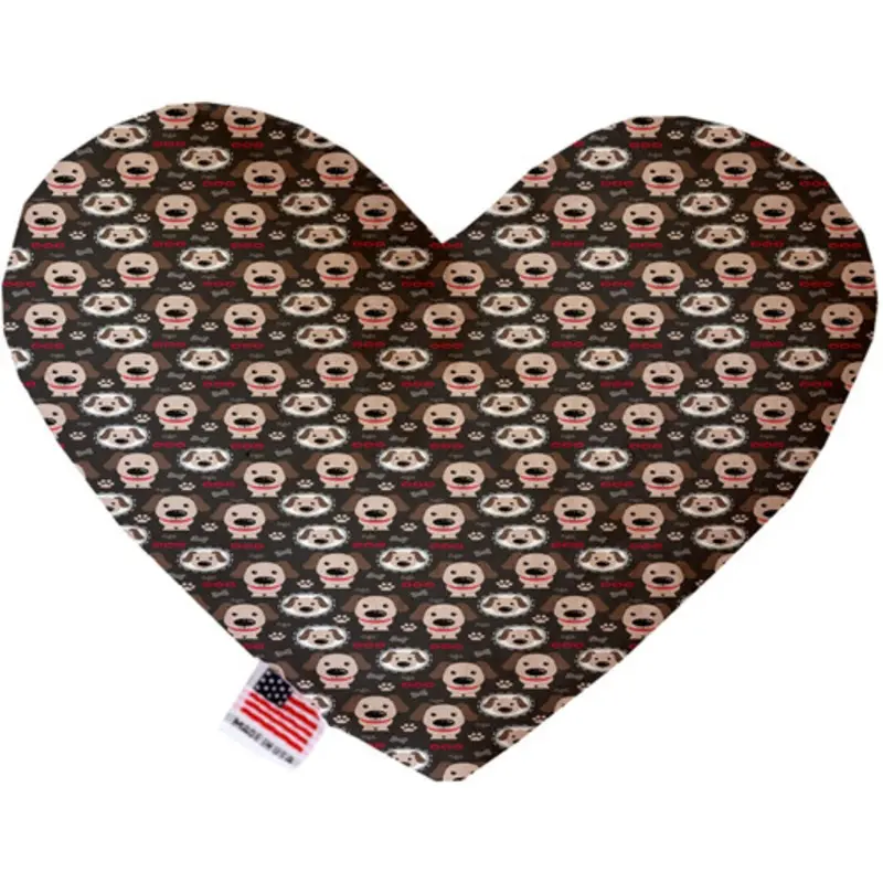 Dapper Dogs Bone or Heart Dog Toy, More Sizes