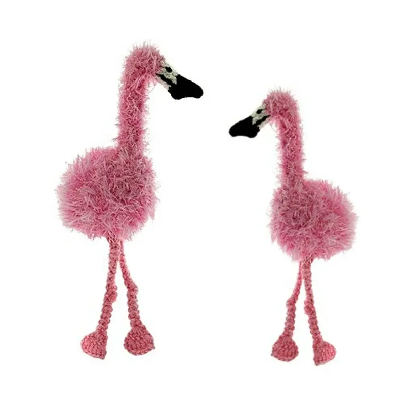 Dog Toy - Flamingo Squeaky Toy Medium, 7