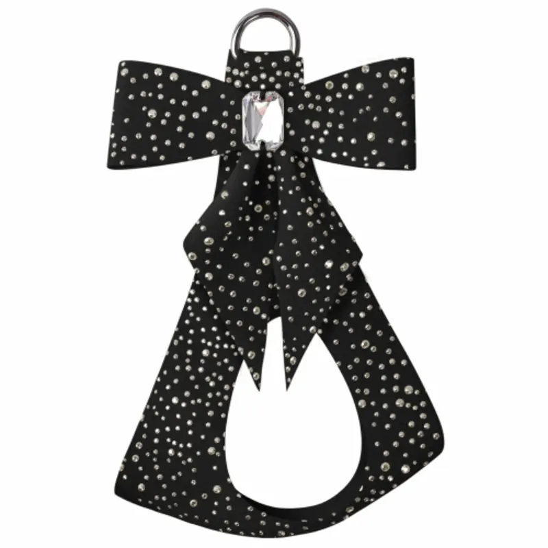 Customize - Black Tail Bow Emerald Step-In Harness