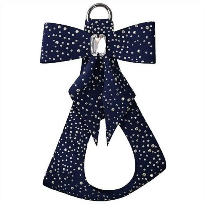 Customize - Indigo Blue Tail Bow Emerald Step-In Harness