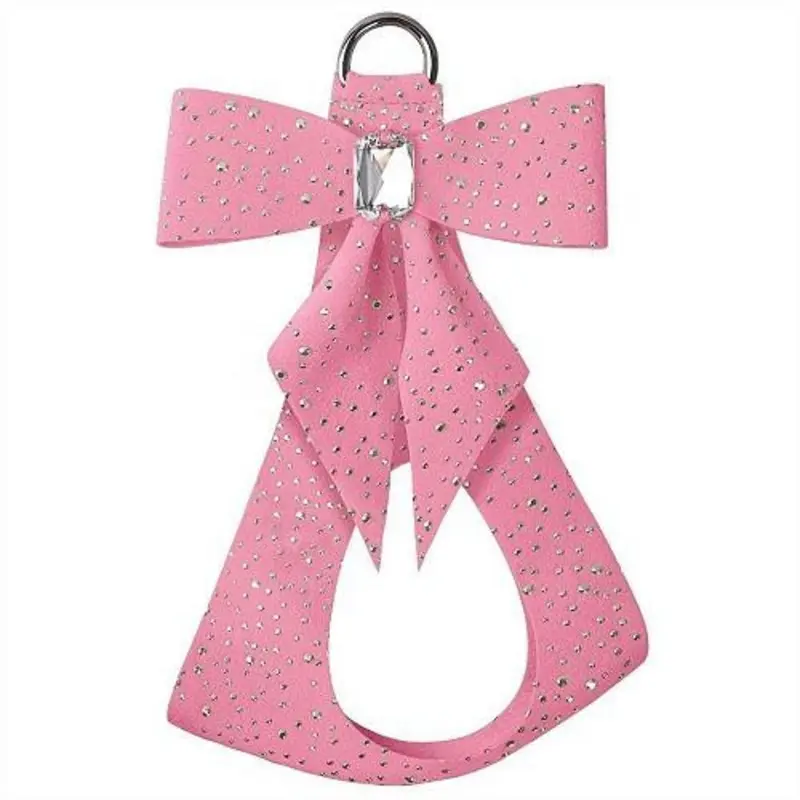 Customize - Perfect Pink Tail Bow Emerald Step-In Harness
