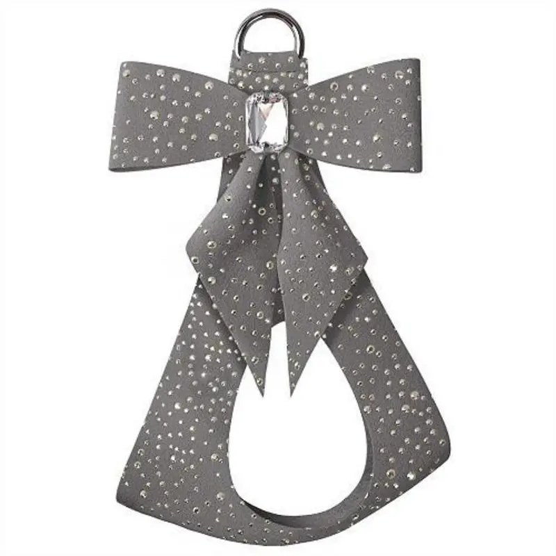 Customize - Platinum Tail Bow Emerald Step-In Harness
