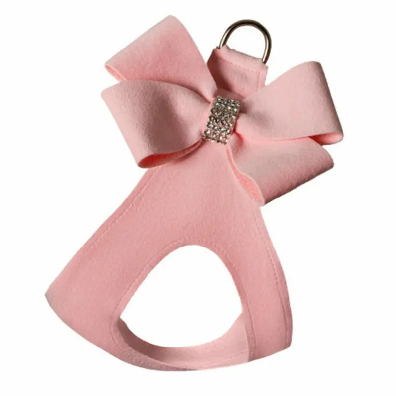 Puppy Pink Nouveau Bow Step in Dog Harness - IN STOCK