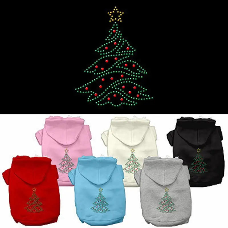 Christmas Tree Dog Hoodie